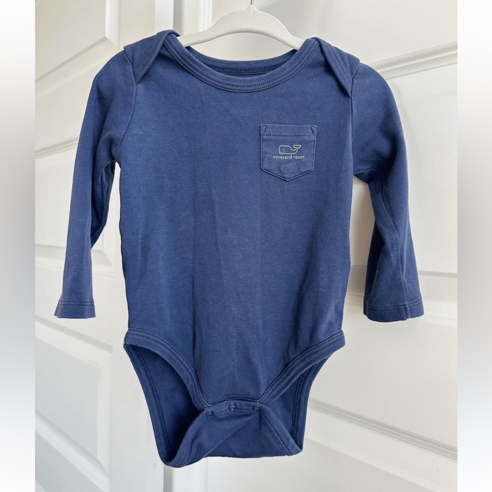 Vinyard Vines baby onsie long sleeve